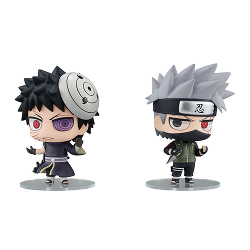 Chimi Mega Buddy Series Naruto Shippuden Kakashi Hatake Obito Uchiha Shinobi World War Set