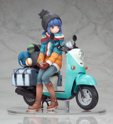 Yuru Camp Rin Shima with Scooter 1/10 PVC Figure