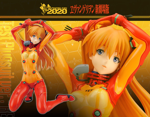 Rebuild of Evangelion Asuka Langley Shikinami Test Type (Plug Suit ver.):RE 1/6 PVC Figure