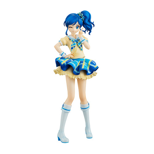 Lucrea Aikatsu! Aoi Kiriya Blue Stage Coordinate PVC Figure