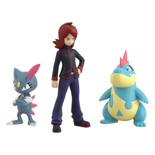 Pokemon Scale World Johto Region Silver & Alligator & Neura (Shokugan)