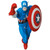 Mafex No.217 MAFEX CAPTAIN AMERICA (COMIC Ver.) Action Figure