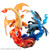G.E.M. EX Series Pokemon Mega Charizard X & Mega Charizard Y Complete Figure [with Bonus]