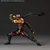 Revoltech Amazing Yamaguchi Ryu Hayabusa Bloodstained Ver. Action Figure