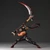 Revoltech Amazing Yamaguchi Ryu Hayabusa (NINJA GAIDEN 3: Razor's Edge) Bloodstained Ver. Action Figure