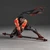 Revoltech Amazing Yamaguchi Ryu Hayabusa (NINJA GAIDEN 3: Razor's Edge) Bloodstained Ver. Action Figure