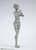 S.H.Figuarts Kamen Body-chan -Kentaro Yabuki- Wire Frame (Gray Color Ver.) Action Figure