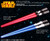 Star Wars Lightsaber Chopstick(Darth Vader Red)&(Luke Skywalker Blue)Light Up Renewal