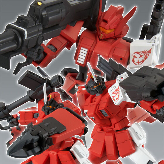 HG 1/144 Red Giant 3rd MS Team Set Plastic Model
