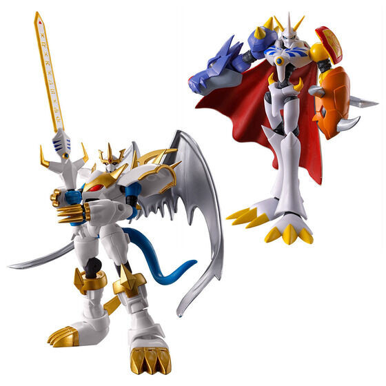SHODO Digimon Imperialdramon: Paladin Mode & Omegamon Action Figure