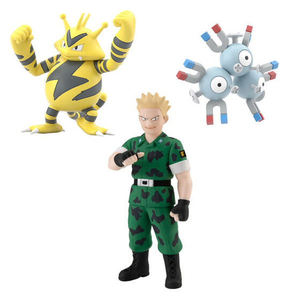Pokemon Scale World Kanto Region LT. SURGE & MAGNETON & ELECTABUZZ