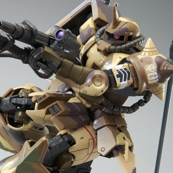 HG 1/144 High Mobility Type Ground Zaku (Egba Custom) Plastic Model
