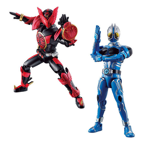 AYU様オーダー So-Do Chronicle Kamen Rider OOO Tajadoru Combo & Aqua Set (Shokugan)