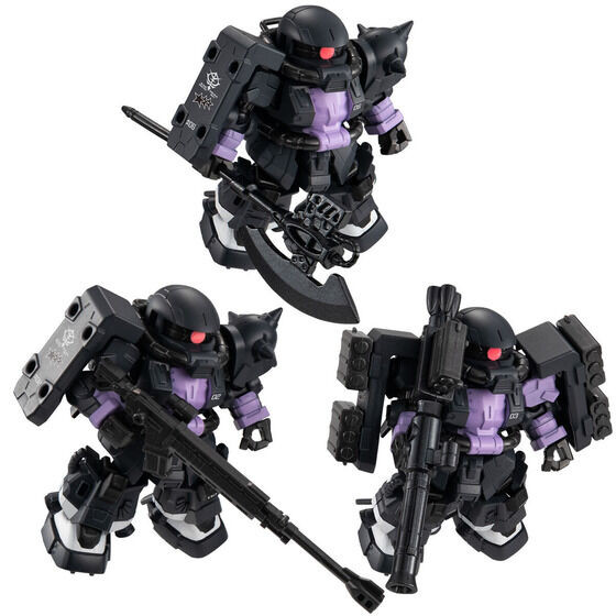 MOBILITY JOINT GUNDAM Black Tri-Stars High Mobility Zaku II (Set