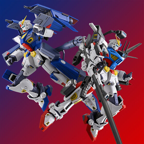 MG ガンダム F90 17点セット MG 1/100 Mission Pack A-Type & L-Type for (Gundam F90) Plastic Model
