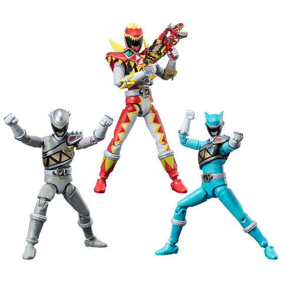 SHODO SUPER Zyuden Sentai Kyoryuger 3 Action Figure (Shokugan)