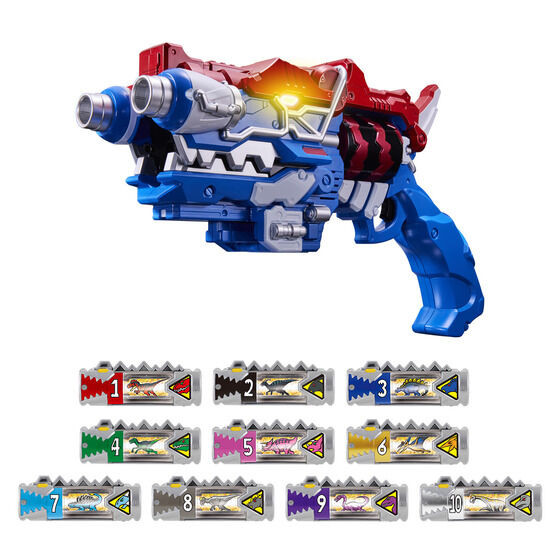 Zyuden Sentai Kyoryuger Giga Gaburivolver 10 Zyudenchi Set