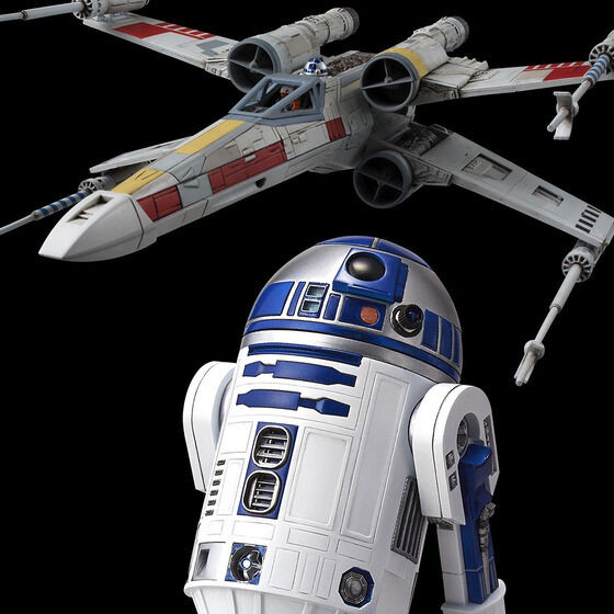 1/72 X-Wing Starfighter & 1/12 R2-D2 Plastic Model