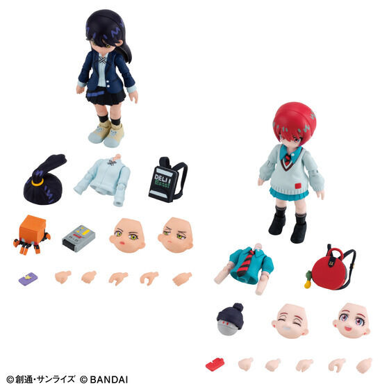 KUNさま 専用 Link Travelers Mobile Suit Gundam GQuuuuuuX Machu & Nyaan Set