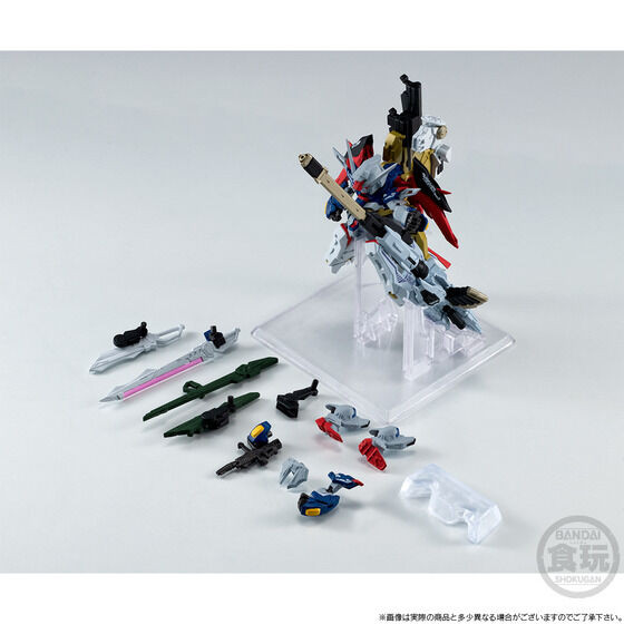 FW GUNDAM CONVERGE Destiny Gundam Spec II & Zeus Silhouette (Shokugan)