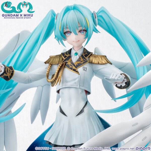 Lucrea Mobile Suit Gundam 45th Anniversary x Hatsune Miku x Wing Gundam Zero EW Complete Figure Lucrea Mobile Suit Gundam 45th Anniversary x Hatsune Miku x Wing Gundam Zero EW Complete Figure