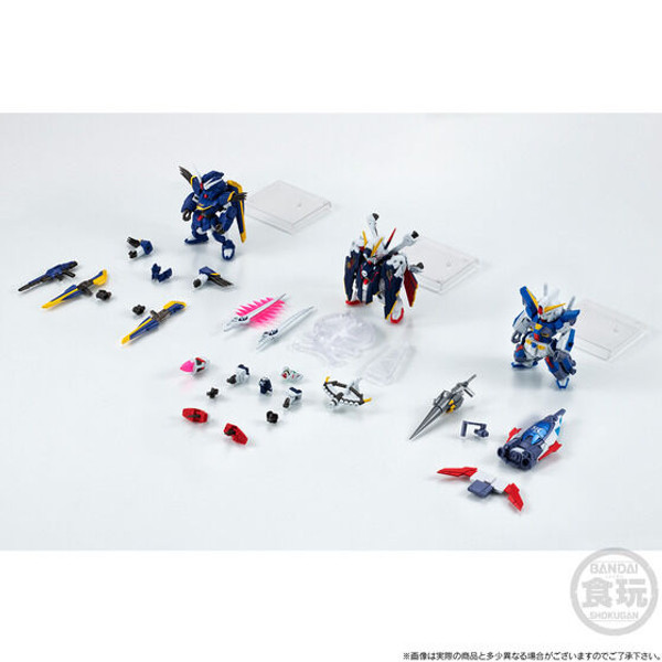 FW GUNDAM CONVERGE CORE Mobile Suit Crossbone Gundam Steel 7 B Team Set (Shokugan)