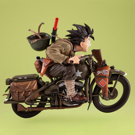 Desktop Real McCoy EX Dragon Ball Z Son Goku & Bike Complete Figure