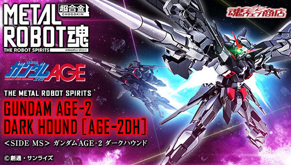 METAL ROBOT SPIRITS SIDE MS Gundam AGE-2 Dark Hound Action Figure