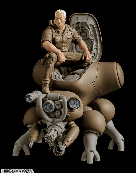 PLAMAX minimum factory MF-95 Batou with Fuchikoma Plastic Model