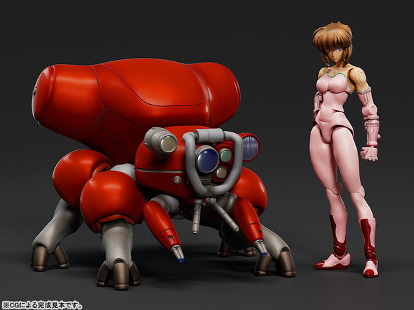 PLAMAX minimum factory MF-94 Motoko Kusanagi with Fuchikoma Plastic Model