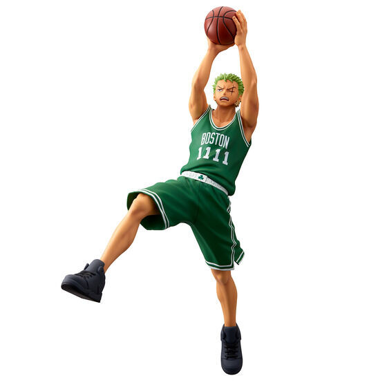 ONE PIECE x NBA MASTER STARS PIECE THE RORONOA ZORO BOSTON CELTICS
