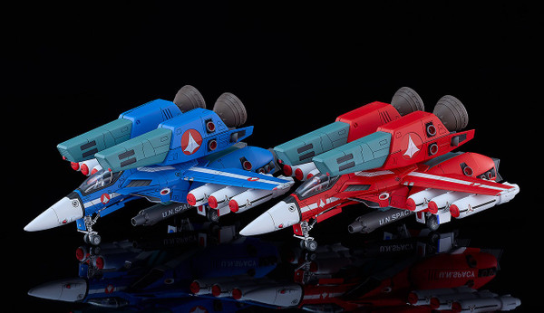 PLAMAX PX-20 VF-1J Super Fighter Valkyrie Max & Milia The Galaxy's Strongest Set (Super Dimension Fortress Macross) Plastic Model