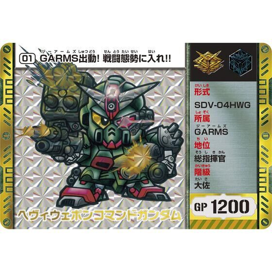 SD Command Chronicles Mission Box 01 GARMS Edition