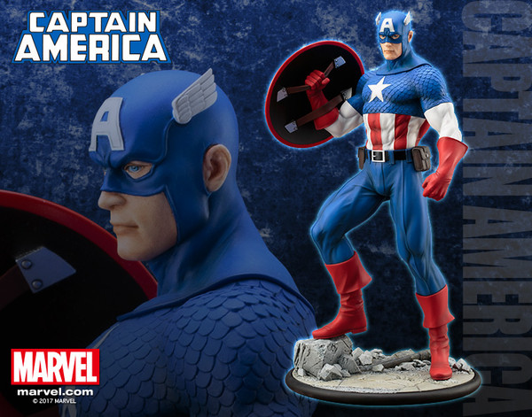 ARTFX Captain America 1/6 PVC Figure (Completed)