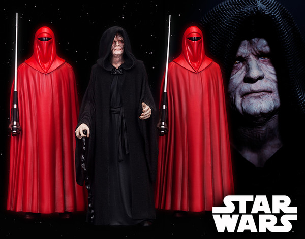 ARTFX+ Emperor Palpatine with Royal Guard 3 Pack 1/10 PVC Figure (Completed)