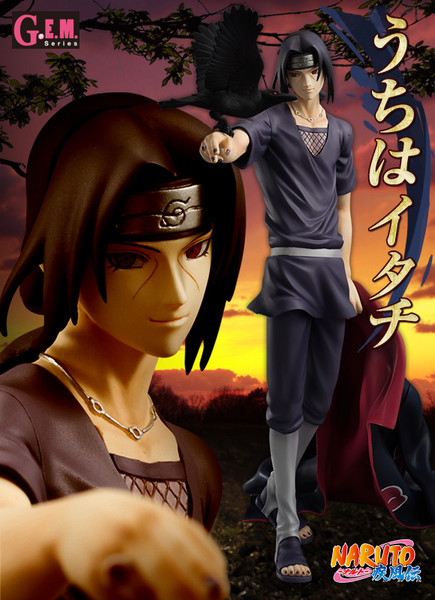 MegaHouse G.E.M.Uchiha Itachi Naruto Shippuden 1/8 PVC Figure