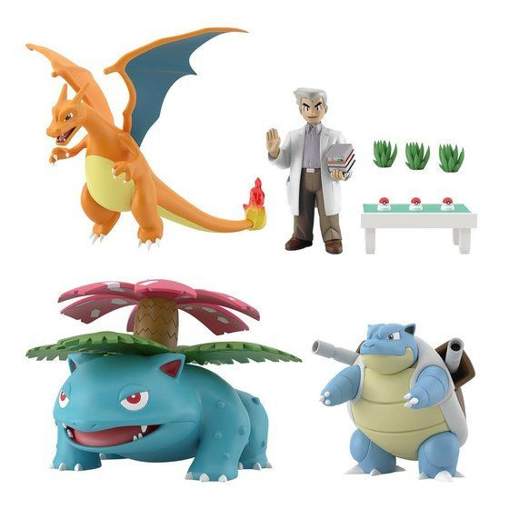 Pokemon Scale World Kantor Professor Samuel Oak Set