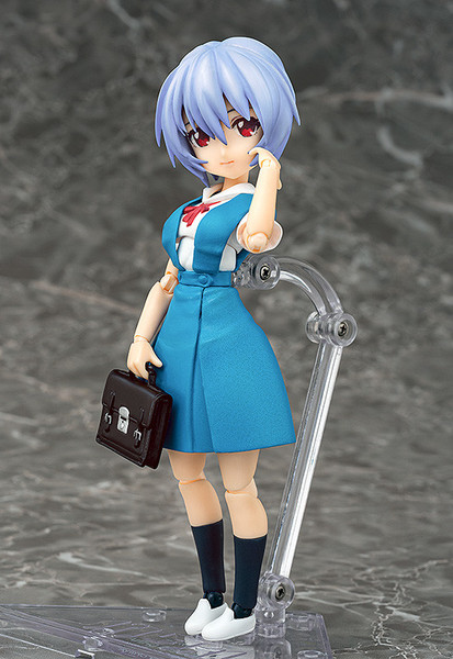 Parfom R! Rei Ayanami: School Uniform Ver. (Rebuild of Evangelion) Action Figure