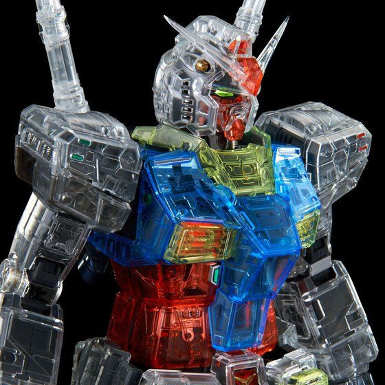 PG UNLEASHED 1/60 RX-78-2 Gundam Clear Color Body Plastic Model
