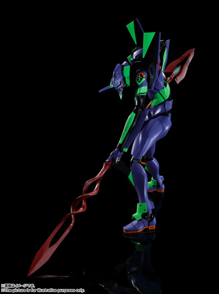 DYNACTION Regular Humanoid Battle Weapon Android EVA-01 + Spear of Cassius (Renewal Color Edition)