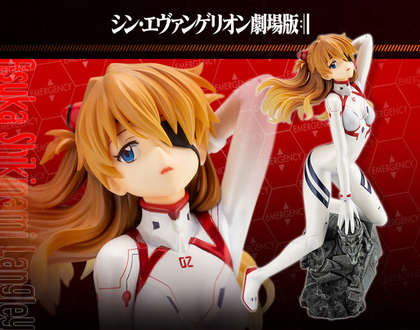 Asuka Shikinami Langley White Plugsuit Ver. KOTOBUKIYA 1/6 PVC Figure