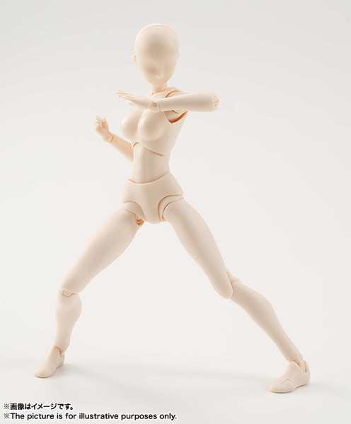 S.H.Figuarts Body-chan (Pale Orange Color Ver.) Action Figure