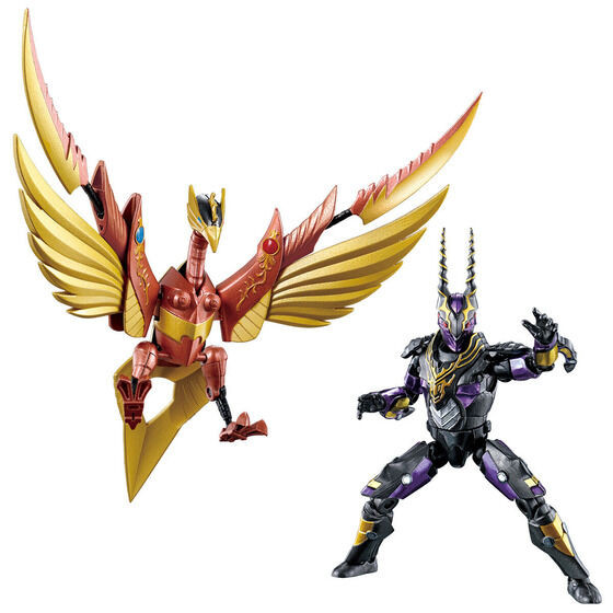 SO-DO CHRONICLE MASKED RIDER RYUKI GOLD PHOENIX & GIGAZELLE SET