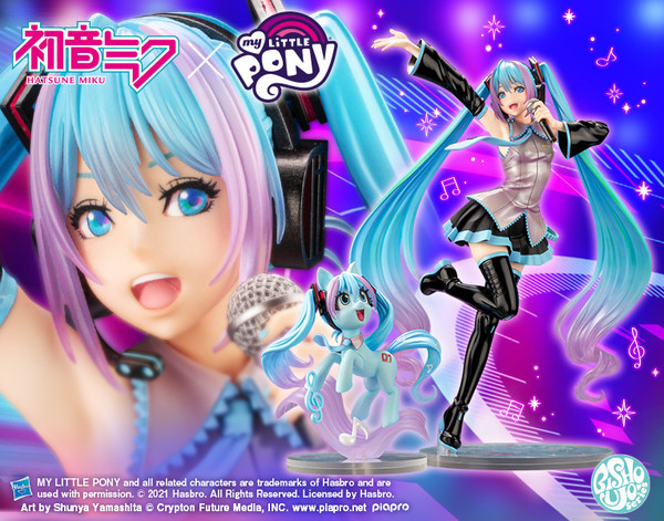 Hatsune Miku feat. My Little Pony Bishoujo 1/7 PVC Figure
