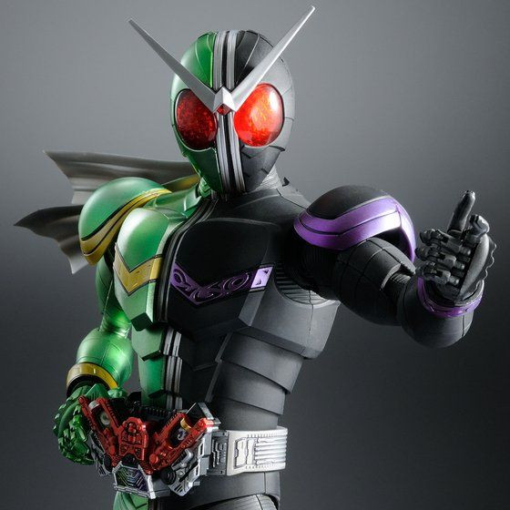 MG FIGURE-RISE ARTISAN Kamen Rider W Cyclone Joker Plastic Model