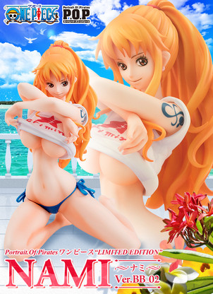 MegaHouse POP One Piece Nami Ver.BB_02 1/8 PVC Figure Portrait.Of