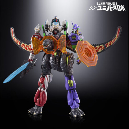 【中古美品】シン・ユニバースロボ S.J.H.U PROJECT 4大キャラクター合体ロボ「S.J.H.U.PROJECT シン・ユニバースロボ