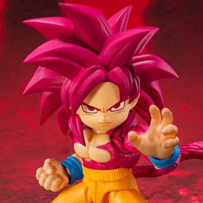 S.H.Figuarts Super Saiyan 4 Son Goku (Mini) -DAIMA- Action