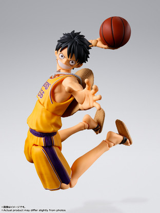 S.H.Figuarts ONE PIECE x NBA Monkey D. Luffy -LOS ANGELES LAKERS