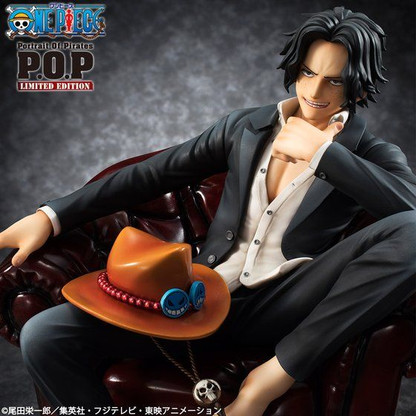 Figurine Megahouse Portrait Of Pirates - Portgas D. Ace (One Piece) PVC 1/8